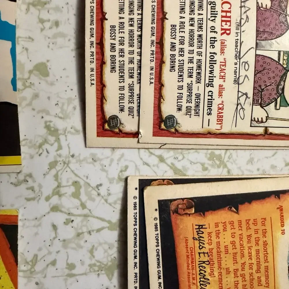 Vintage 1985–1986 Garbage Pail Kids Card Lot – Original Topps – 50+ Cards